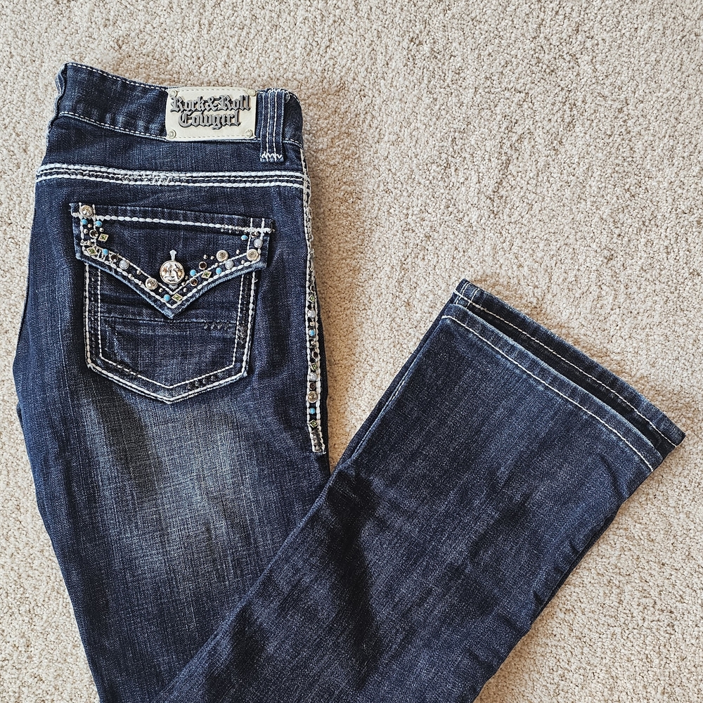 Rock & Roll Cowgirl Women's Blue Jeans